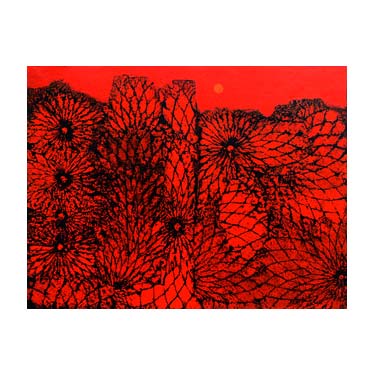 Crimson Flowers II