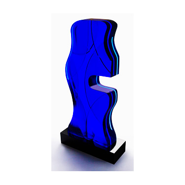 Curvature of Space in Blue