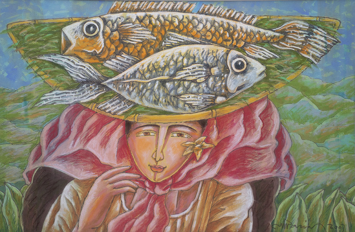 Fish Vendor by Mario Parial