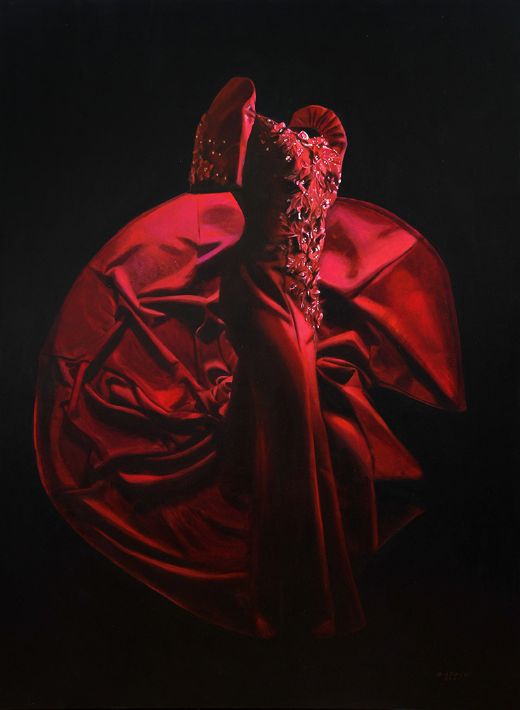 Mujer en Rojo